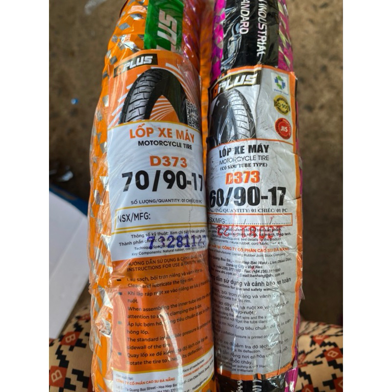 Vỏ Lốp Xe Máy Dplus 60/90/17 70/90/17 Gai City Pro Sài Ruột