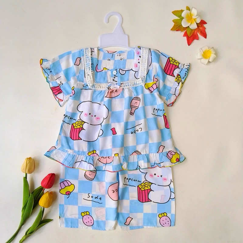 9-32kg Bộ lanh/ tole TAY NGẮN QUẦN LỬNG BÉ GÁI