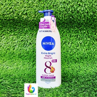 Sữa Dưỡng Thể Sáng Da Nivea Ban Đêm 350ml