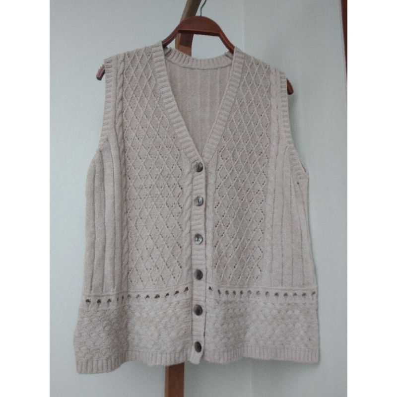 Áo ghile len 2hand vintage