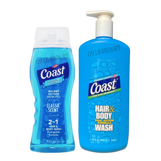 Sữa tắm gội nam Coast Classic Scent 946ml