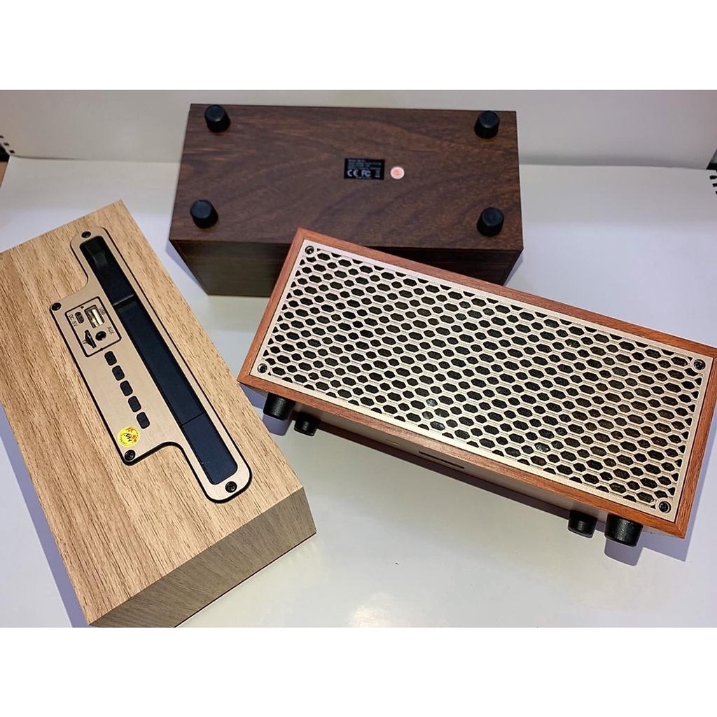 Loa bluetooth vỏ gỗ pin 5h XM-5H