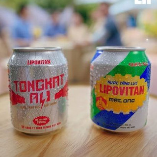 Lon nước tăng lực lipovitan vị mật ong 250ml - lon tăng lực tongkat ali mật nhân sâm mật mới