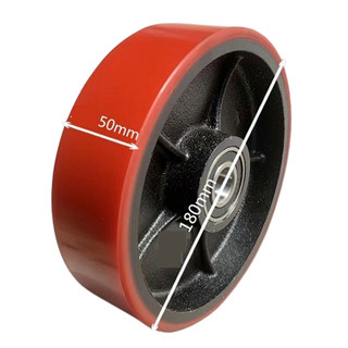 Bánh xe nâng tay pu180x50, bánh lớn xe nâng tay