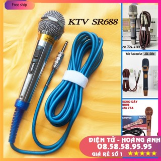 Micro hát karaoke có dây ktv sn 688 dây 5 mét zl.08.58.58.95.95