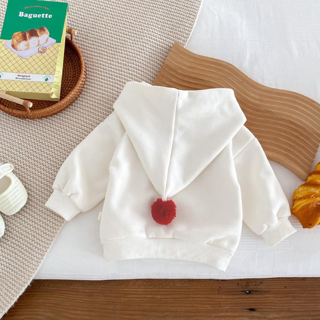 - TE519 Áo nỉ hoodie giáng sinh lót bông dày dặn,áo hoodie noel có mũ dày dặn ấm cho bé từ 8-16kg