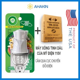 Combo phích cắm Air Wick và cục biến đổi điện 110v 80A