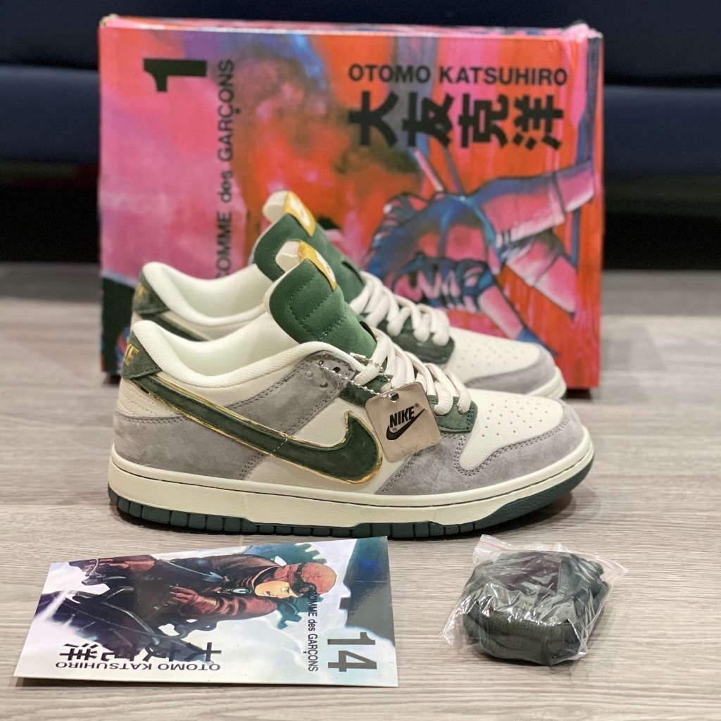 Giày _Nike SB Dunk Otomo Katsuhiro “Steamboy OST” Green Orange bản cao cấp nhất full pk