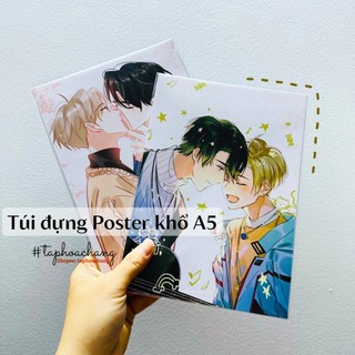 Túi đựng poster khổ a5 - túi bảo vệ poster a5 - sleeve poster