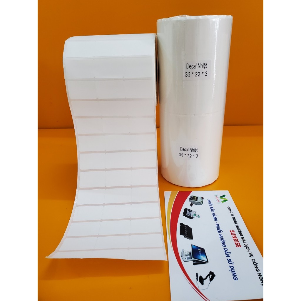Tem In Mã Vạch 3 Tem- Decal in Mã Siêu Thị 105x22 Tạp Hóa Shop 35x22x3 Tem 110x22 Tem In Giá Sản Phẩm