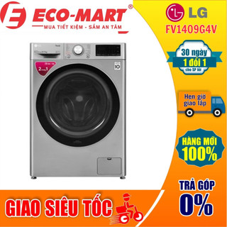 FV1409G4V Máy giặt sấy LG Inverter 9 kg FV1409G4V  (LH Shop để Giao+lắp đặt miễn phí tại Hà Nội)