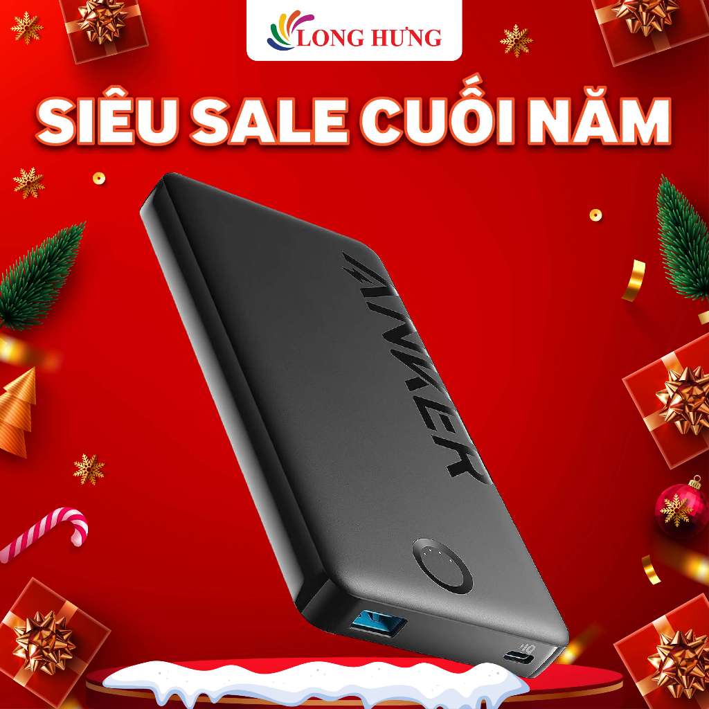 Sạc dự phòng Anker 325 PowerCore II 1Type-C 15W 20000mAh A1286 - Hàng chính hãng