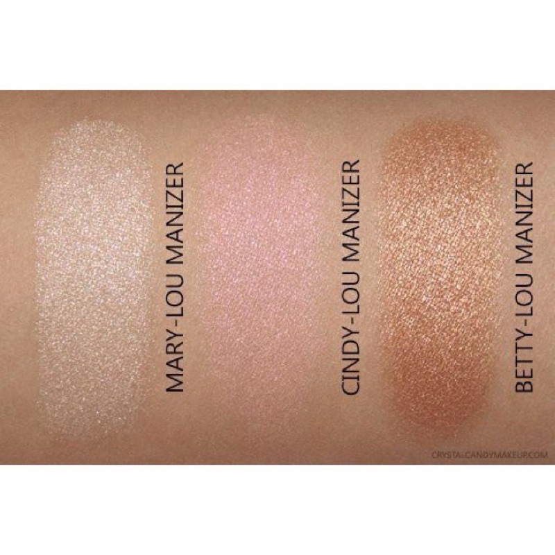 Bảng phấn bắt sáng 3 ô the Balm Box đủ