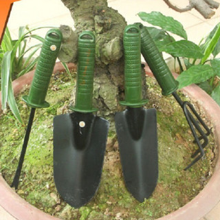 Bộ dụng cụ làm vườn 4 món - thép xanh