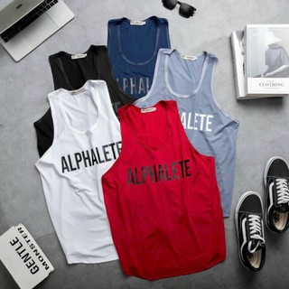 Áo ba lỗ tập gym nam, thể thao nam thun lạnh alphalete- ken store