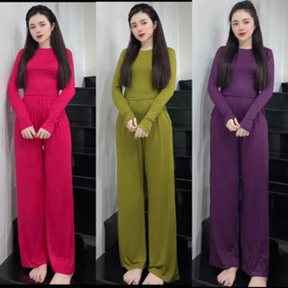 Set bộ mặc nhà , ủ kem thun lạnh CROPTOP không nhăn , không đổ lông, không co rút, quần cạp cao, thấm hút mồ hôi