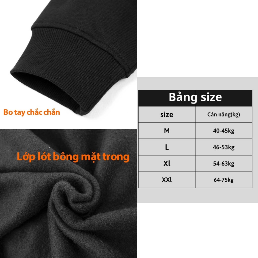Áo hoodie NY MLB nỉ bông siêu dày nam nữ,fomr rộng hàng xịn latizia.vn 001