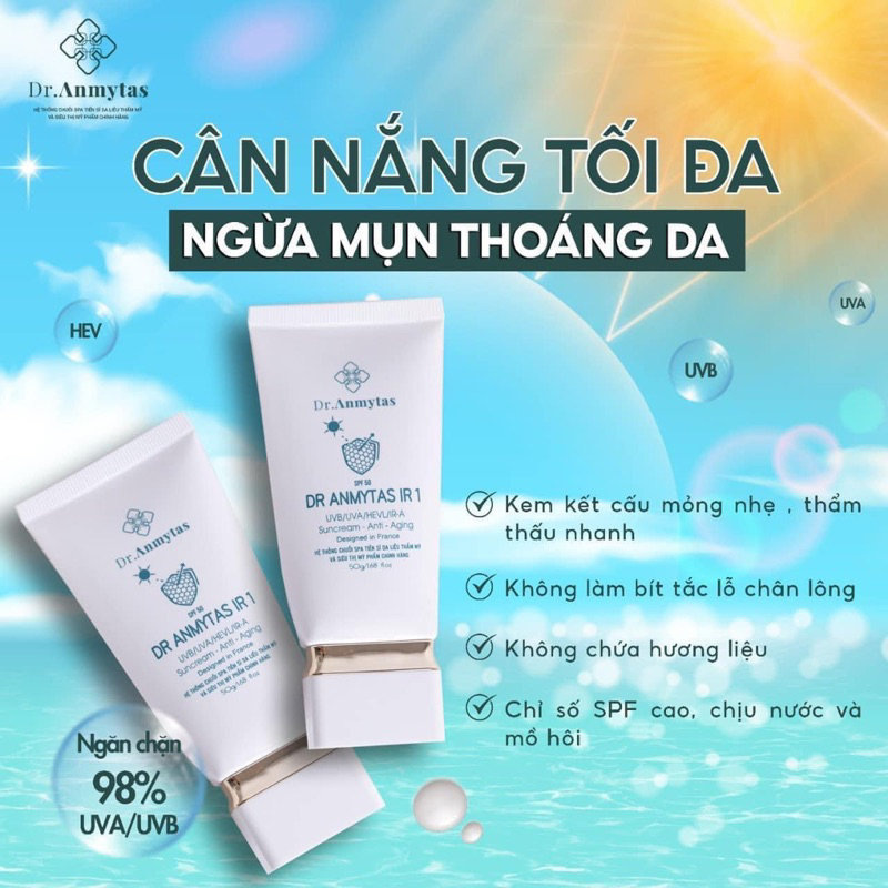 Kem chống nắng Dr Anmytas cao cấp