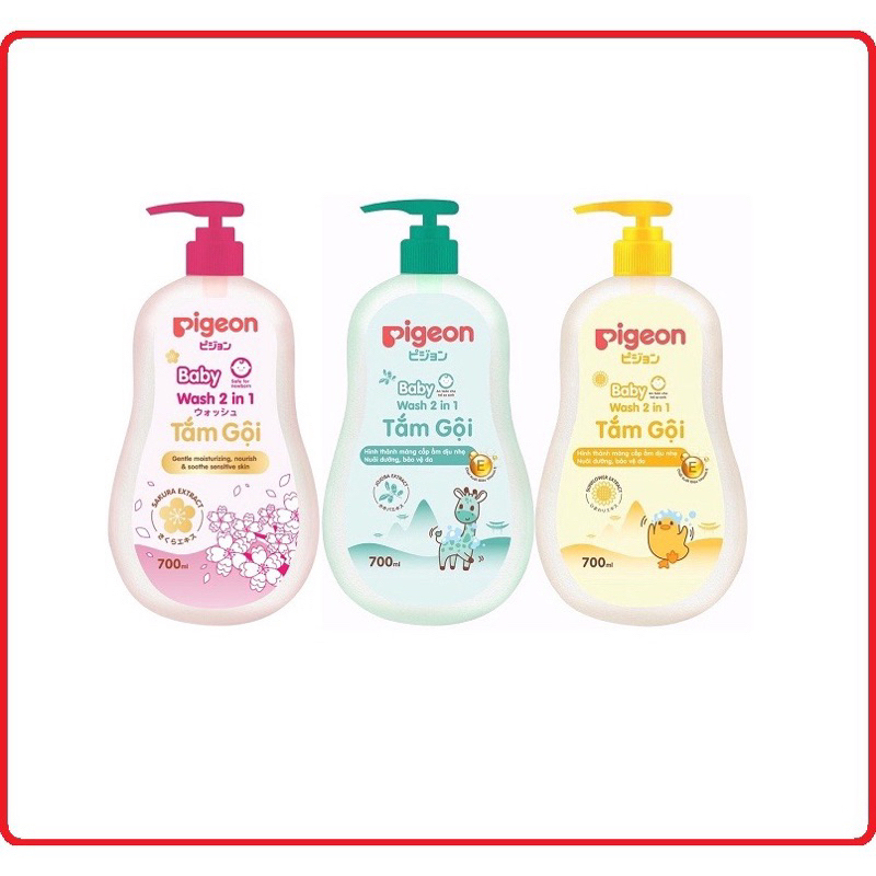Pigeon Sữa Tắm Gội 2 Trong 1 Chiết Xuất Sakura - Hoa Anh Đào 700ml Đate 8/11/2025