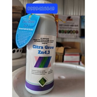 Phân bón lá citra grow zn3.4