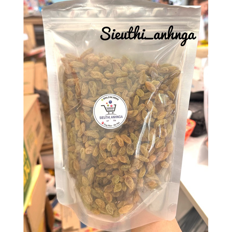 Nho Khô Ninh Thuận (Nho Xanh) Túi 250g/500g