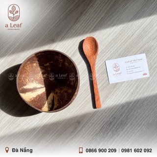 Bát gáo dừa + muỗng