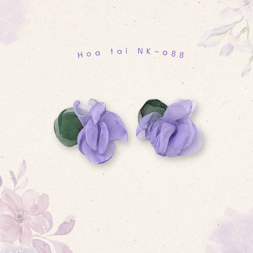 Sumire Store Hoa tai NK-088 hoa vải tím