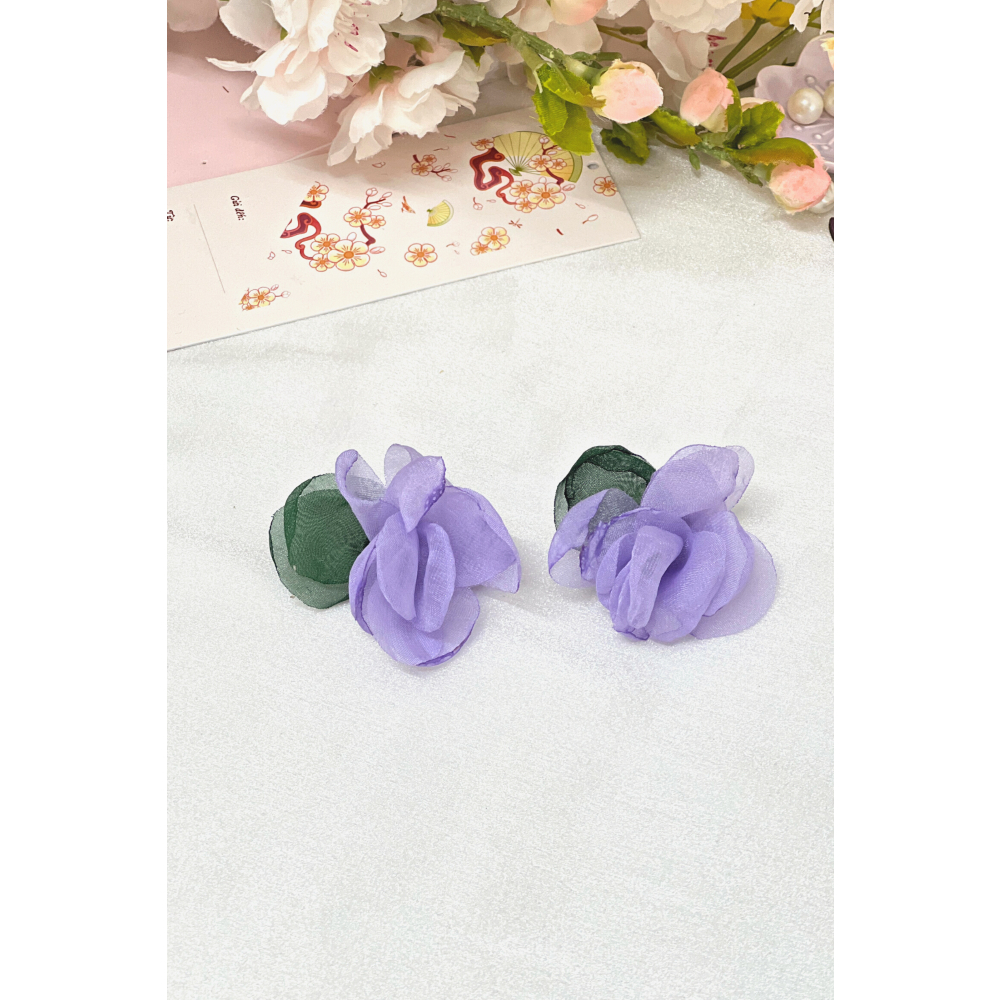 Sumire Store Hoa tai NK-088 hoa vải tím