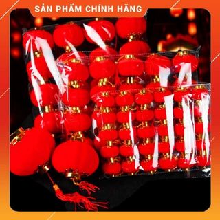 Lồng Đèn treo trang trí tết 3cm/4cm (lồng đèn treo cây) đón tết AK06