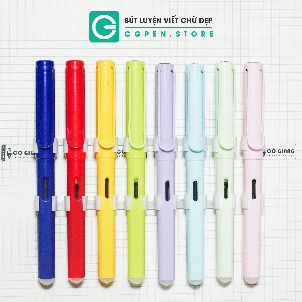 Bút máy học sinh CG16-X, bút luyện viết chữ đẹp, hạ cỡ chữ dễ dàng với mực tẩy xóa dành cho học sinh