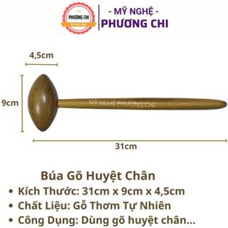 Búa Gõ Huyệt Chân Búa Gỗ Đấm Lưng Mát Xa