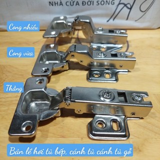 Bản lề hơi Bản lề thép giảm chấn cao cấp siêu bền chắc chắn, lề hơi của tủ, cánh tủ bếp, tủ văn phòng loại thẳng/cong