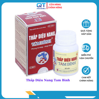 Viên Bổ khớp Thấp Diệu Nang Tâm Bình - Giúp Giảm Các Triệu Chứng Của Đau Thần Kinh Tọa,Thoát Vị Đĩa Đệm Gai Cột Sống