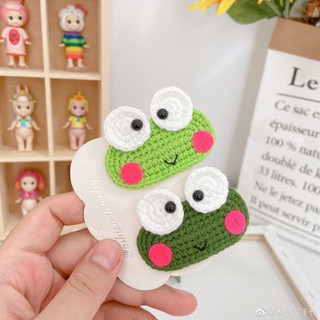 Kẹp tóc hình ếch má hồng cute