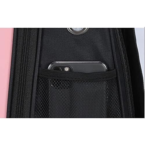 Balo phi hành gia hình mèo hồng balo vận chuyển thú cưng dễ thương chất liệu siêu bền dễ dàng giặt giũ