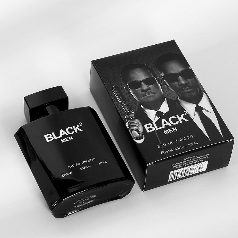 (FREESHIP) Nước hoa nam [BLACK MEN] 100ml, Nước hoa nữ thơm lâu - Chanh sả, Quyến rũ, Thơm nức mũi, Dùng là mê