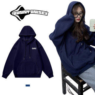 Áo khoác nỉ hoodie zip có mũ unisex form rộng deliz mặc cho cặp đôi nam nữ kiểu dáng