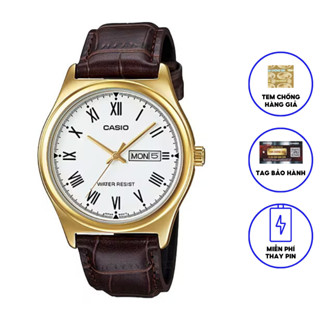 Đồng hồ nam dây da Casio MTP-V006GL-7BUDF chính hãng