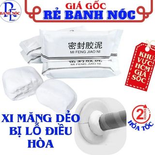 SET 5 Xi Măng Trắng Dẻo Bịt Lỗ Điều Hoà, Đường Ống Chống Thấm , Keo Dán Lỗ Tường - Bùn Đất Sét Keo Trám Tường