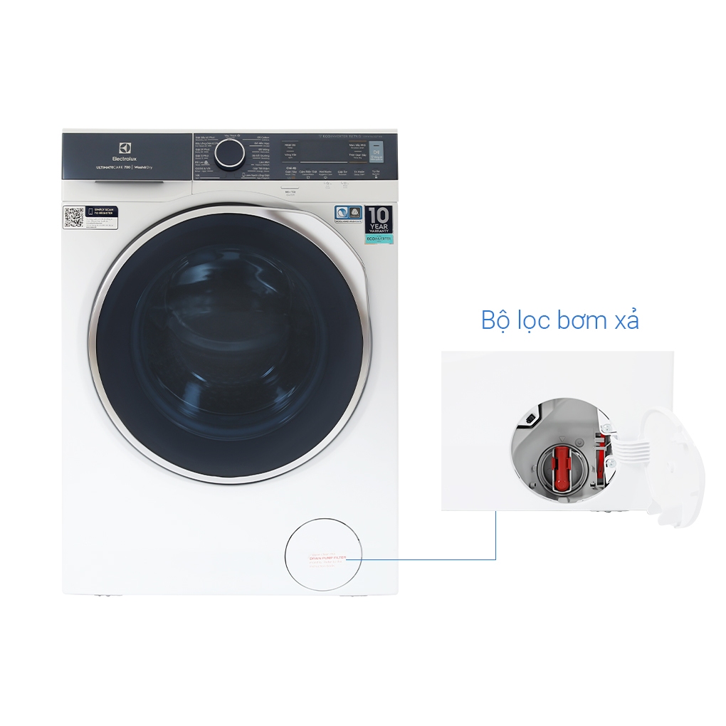 Máy giặt sấy Electrolux 11/7kg EWW1142Q7WB -