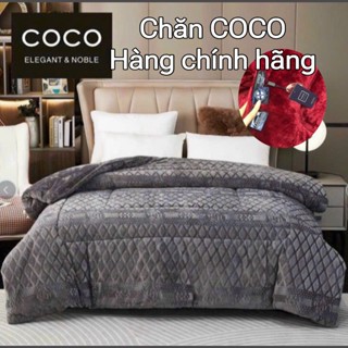 Chăn lông thỏ Coco hàng chính hãng lông mềm mướt dày dặn đủ cân nặng 4kg hỗ trợ đổi trả trong 30 ngày