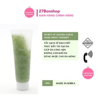 TẨY DA CHẾT MẶT HUXLEY SCRUB MASK SWEET THERAPY 30g