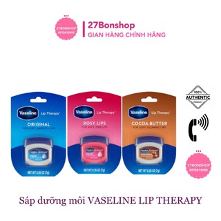 (MẪU MỚI) SÁP DƯỠNG MÔI VASELINE LIP THERAPY 7G