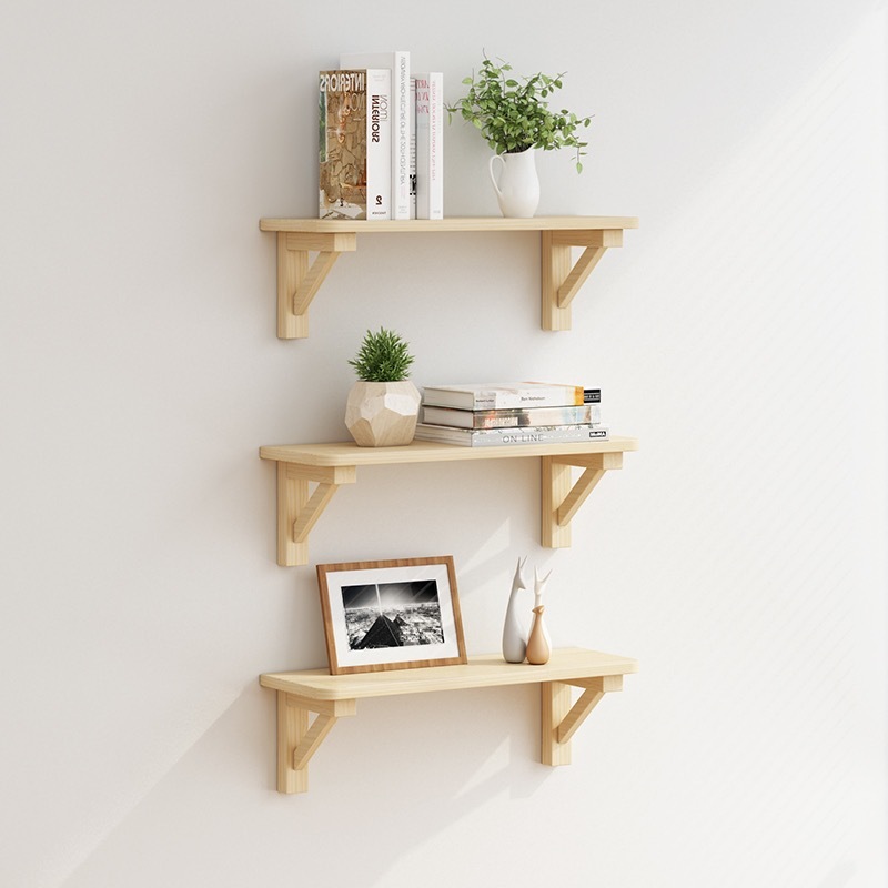 Tấm ván gỗ thông làm kệ treo tường, ván kệ gỗ được mài nhẵn mịn decor theo ý thích, có nhiều kích thước lựa chọn