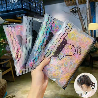 Túi 1000 sợi thun cột tóc chất đẹp cho bé gái đủ màu Tatitava