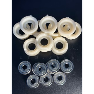 SƠ MI nhựa ABS - VÒNG BI BẠC ĐẠN 608 Nhật Bãi -CHẾ QUẠT- Phụ Kiện chuyển đổi bạc thau sang bạc đạn