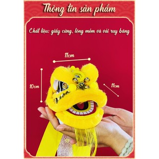 đầu lân mini, đầu lân mô hình