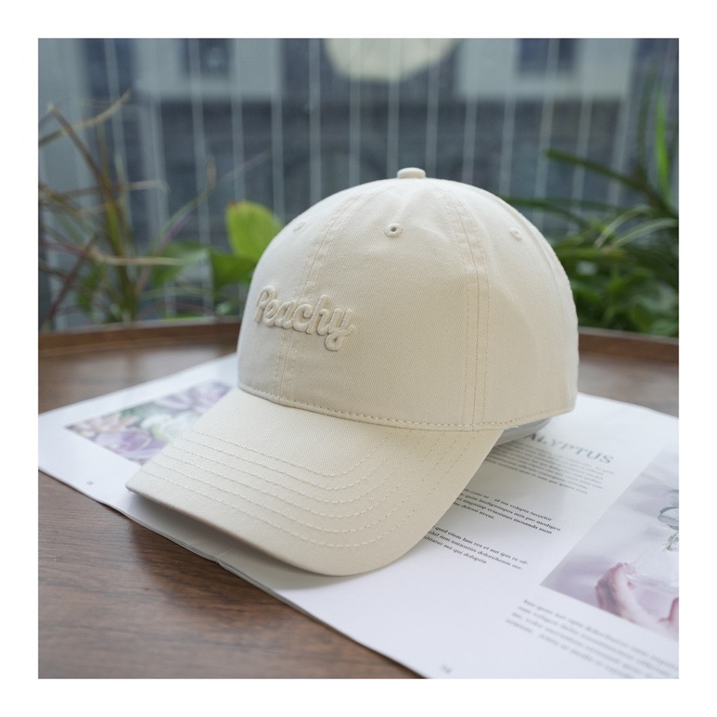 Mũ Lưỡi Trai Cotton Thêu Chữ Newyork Ny , Peachy Thời Trang Dành Cho Nam Và Nữ