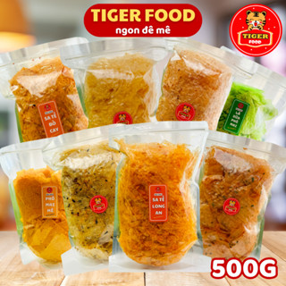 Bánh Tráng Xì Ke Cay 500g 💖TIGER FOOD💖 Bánh Tráng Muối Nhuyễn Xì Ke Siêu Ngon - Đồ Ăn Vặt Sài Gòn