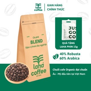 Cà phê thượng hạng laha blend 20% robusta 80% arabica dạng hạt, bột pha phin, pha máy laha coffee | 250gr